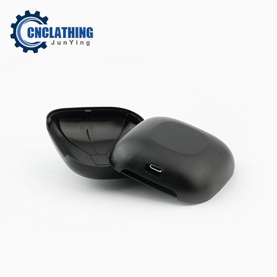 Black Anodized Aluminum Earphone Case – Portable Earphone Carrying Case Shell