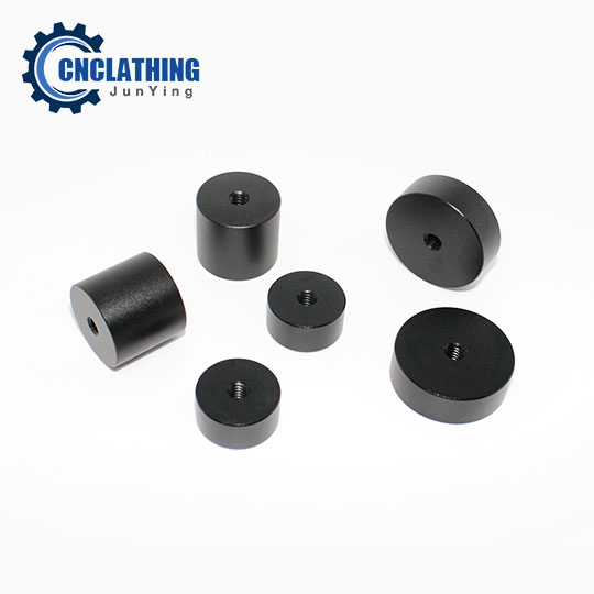 Sandblasting Black Anodized Aluminum 6061 CNC Turning Parts