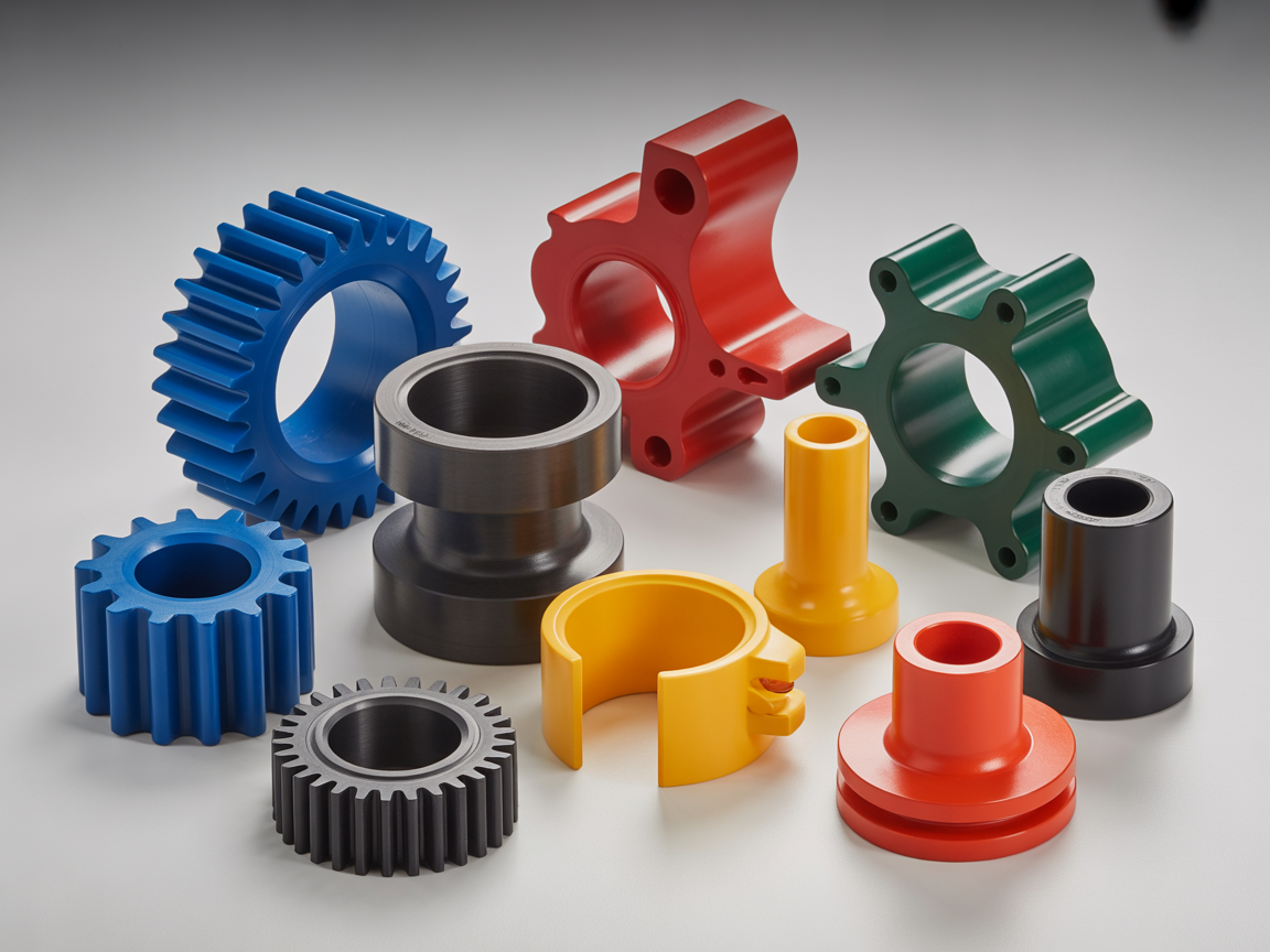 cnc machined nylon PA parts