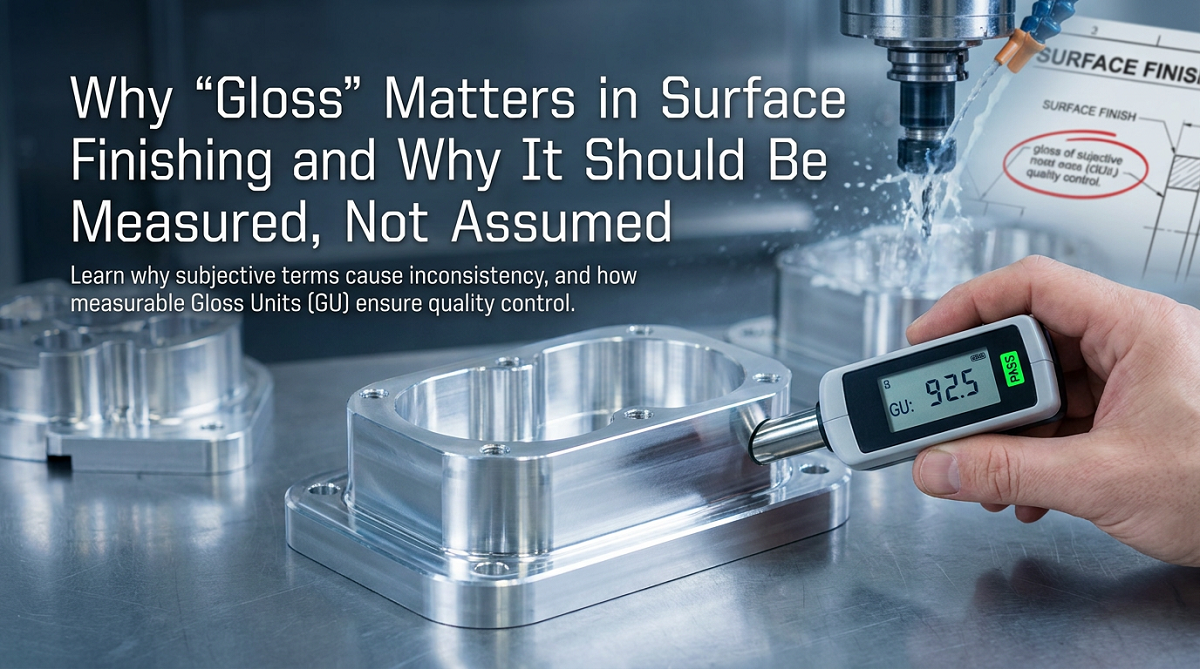 Why “Gloss” Matters in Surface Finishing and Why It Should Be Measured, Not Assumed