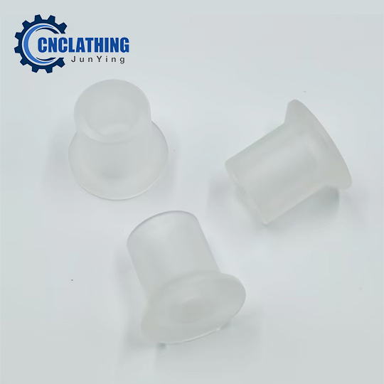 OEM Heavy Duty Precision Translucent Cap Parts & Pipe Flange