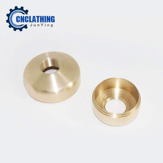 Precision Machining Brass Block & Painting CNC Turning Workpieces