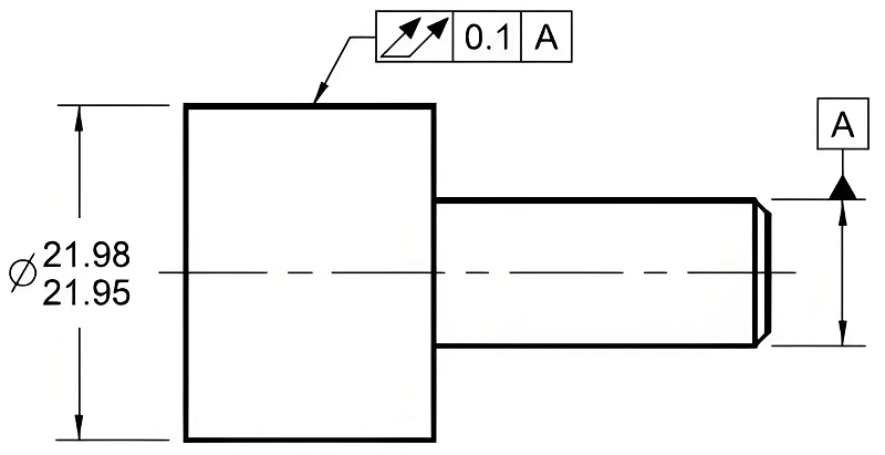 Total Runout Symbol on Diagram