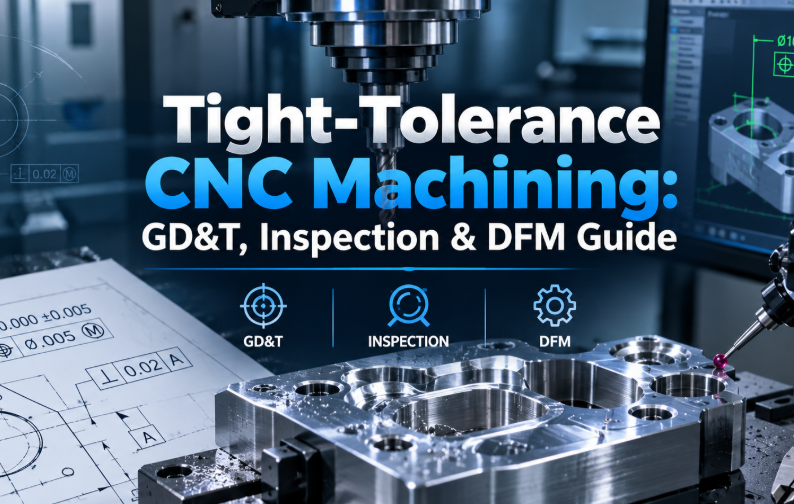 Tight-Tolerance CNC Machining: GD&T, Inspection & DFM Guide